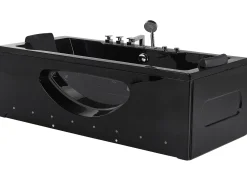 Kylpy- & Poreammeet<Beliani Poreamme Led-Valot Musta 170 X 80 Cm Hawes