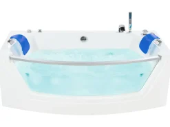 Best Beliani Poreamme Led-Valot Valkoinen 175 X 85 Cm Fuerte