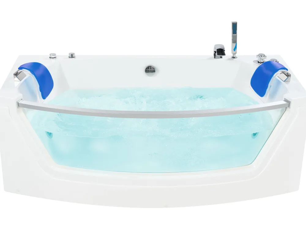 Best Beliani Poreamme Led-Valot Valkoinen 175 X 85 Cm Fuerte