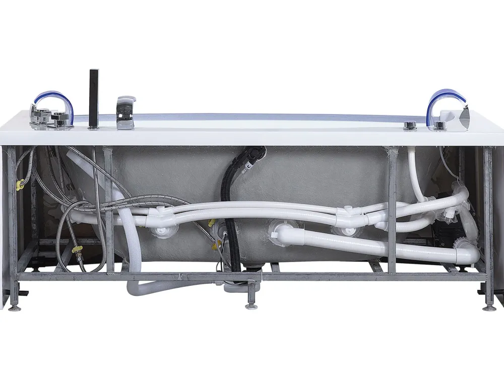 Best Beliani Poreamme Led-Valot Valkoinen 175 X 85 Cm Fuerte