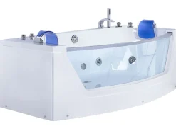 Best Beliani Poreamme Led-Valot Valkoinen 175 X 85 Cm Fuerte