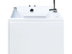 Kylpy- & Poreammeet<Beliani Poreamme Led-Valot Valkoinen 180 X 90 Cm Marquis