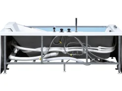 Kylpy- & Poreammeet<Beliani Poreamme Led-Valot Valkoinen 180 X 90 Cm Marquis