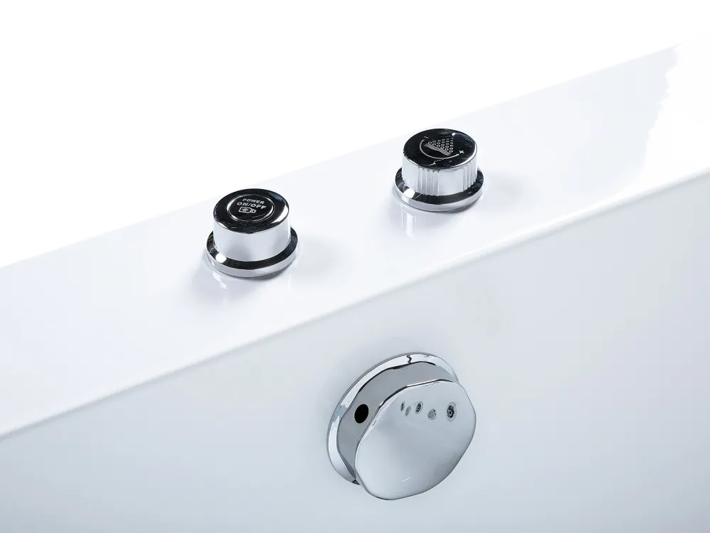 Kylpy- & Poreammeet<Beliani Poreamme Led-Valot Valkoinen 180 X 90 Cm Marquis