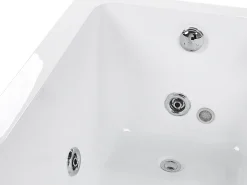 Kylpy- & Poreammeet<Beliani Poreamme Oikeak. Led-Valot Valkoinen 169 X 81 Cm Artemisa