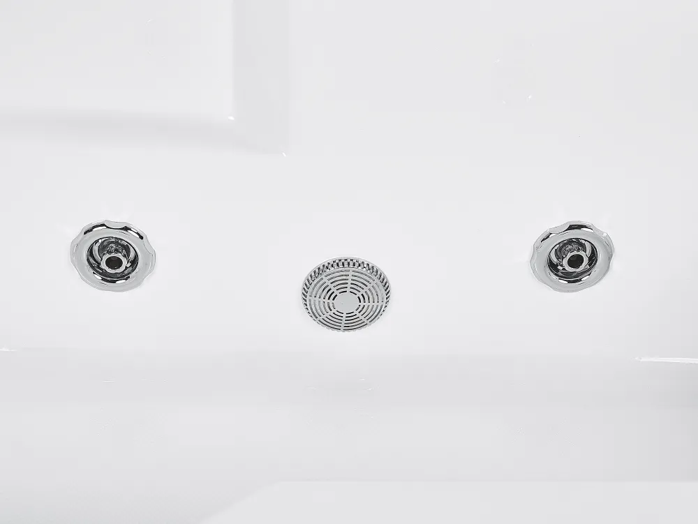 Kylpy- & Poreammeet<Beliani Poreamme Oikeak. Led-Valot Valkoinen 169 X 81 Cm Artemisa