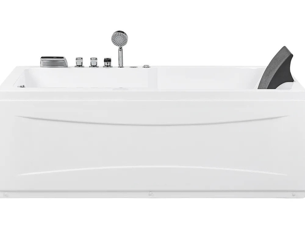 Kylpy- & Poreammeet<Beliani Poreamme Oikeak. Led-Valot Valkoinen 169 X 81 Cm Artemisa