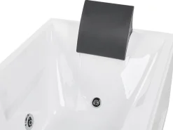 Kylpy- & Poreammeet<Beliani Poreamme Oikeak. Led-Valot Valkoinen 169 X 81 Cm Artemisa