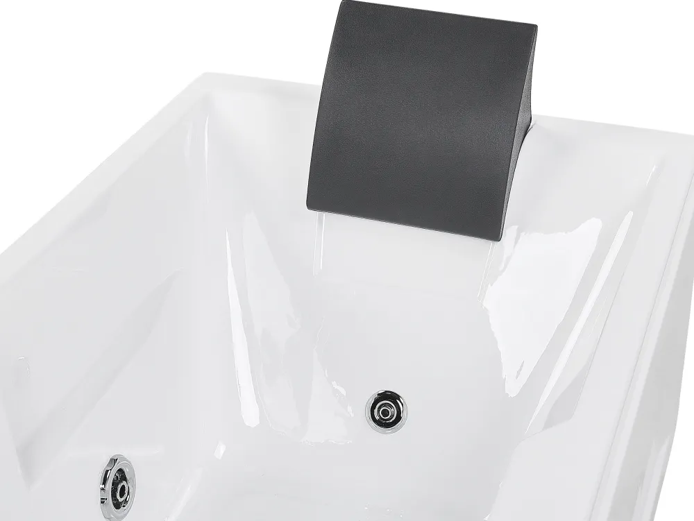 Kylpy- & Poreammeet<Beliani Poreamme Oikeak. Led-Valot Valkoinen 169 X 81 Cm Artemisa