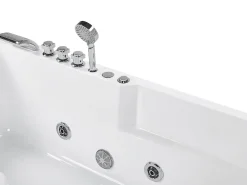 Kylpy- & Poreammeet<Beliani Poreamme Oikeak. Led-Valot Valkoinen 169 X 81 Cm Artemisa