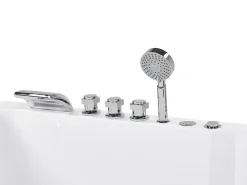 Kylpy- & Poreammeet<Beliani Poreamme Oikeak. Led-Valot Valkoinen 169 X 81 Cm Artemisa