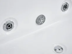 Kylpy- & Poreammeet<Beliani Poreamme Oikeak. Led-Valot Valkoinen 183 X 90 Cm Varadero