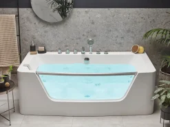 Flash Sale Beliani Poreamme Valkoinen 170 X 85 Cm Barranca