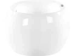 Kylpy- & Poreammeet<Beliani Poreamme Vapaasti Seisova Led-Valot Valkoinen 180 X 100 Cm Mustique