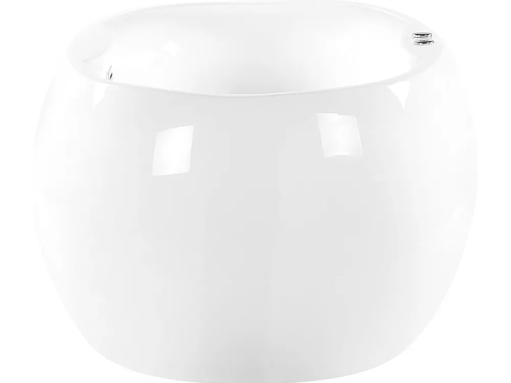 Kylpy- & Poreammeet<Beliani Poreamme Vapaasti Seisova Led-Valot Valkoinen 180 X 100 Cm Mustique