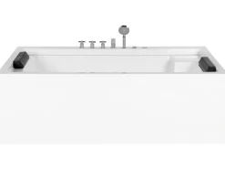 Kylpy- & Poreammeet<Beliani Poreamme Vapaasti Seisova Valkoinen 180 X 110 Cm Saona