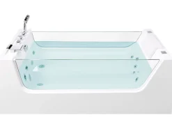 Hot Beliani Poreamme Vapaasti Seisova Valkoinen 170 X 80 Cm Oyon