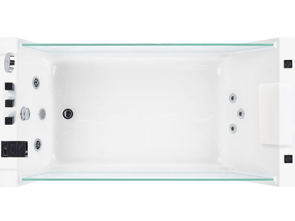 Hot Beliani Poreamme Vapaasti Seisova Valkoinen 170 X 80 Cm Oyon