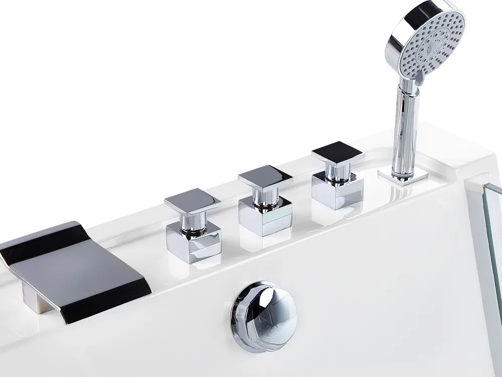 Hot Beliani Poreamme Vapaasti Seisova Valkoinen 170 X 80 Cm Oyon