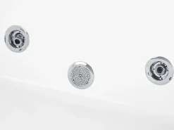 Kylpy- & Poreammeet<Beliani Poreamme Vapaasti Seisova Valkoinen 130 X 130 Cm Tahua