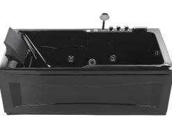 New Beliani Poreamme Vasenk. Led-Valot Musta 169 X 81 Cm Artemisa