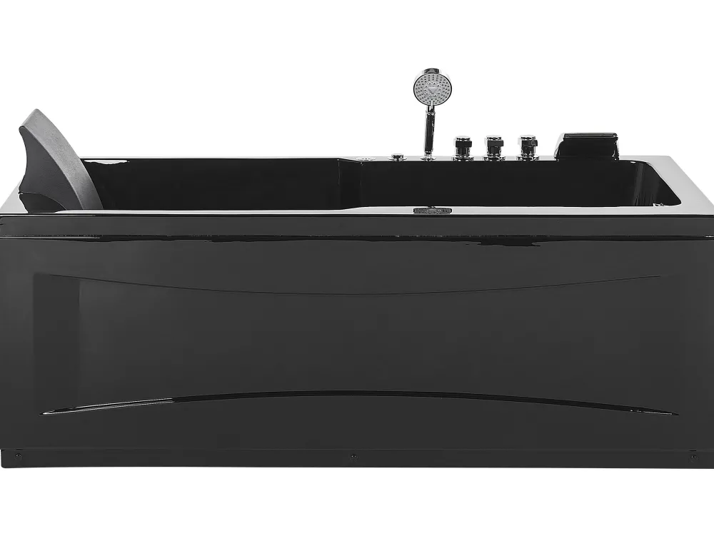 New Beliani Poreamme Vasenk. Led-Valot Musta 169 X 81 Cm Artemisa