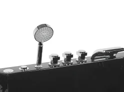 New Beliani Poreamme Vasenk. Led-Valot Musta 169 X 81 Cm Artemisa