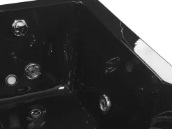 New Beliani Poreamme Vasenk. Led-Valot Musta 169 X 81 Cm Artemisa