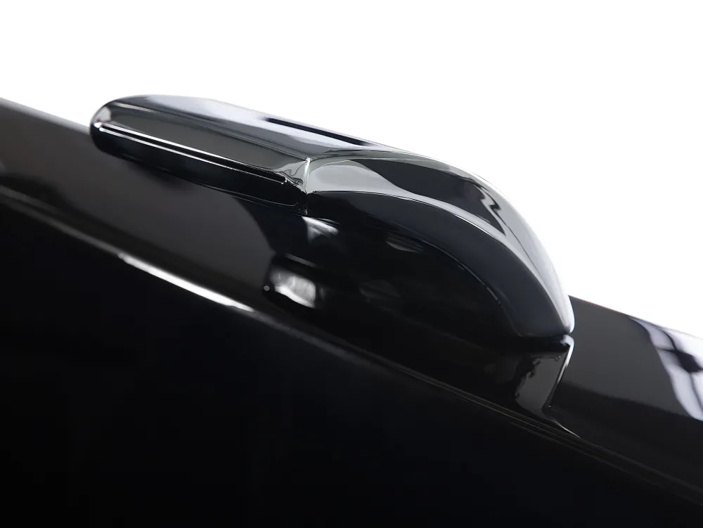 Kylpy- & Poreammeet<Beliani Poreamme Vasenk. Led-Valot Musta 183 X 90 Cm Varadero