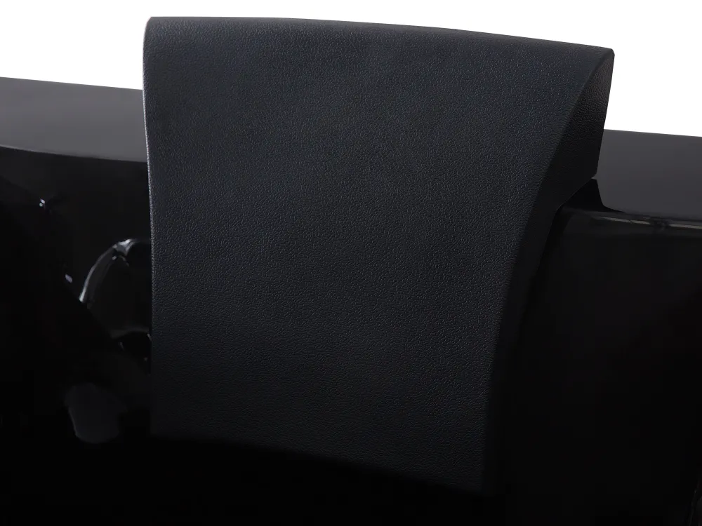 Kylpy- & Poreammeet<Beliani Poreamme Vasenk. Led-Valot Musta 183 X 90 Cm Varadero