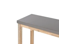 Sale Beliani Poytaryhma 6-Istuttava - Poyta Ja 2 Penkkia Harmaa Ostuni