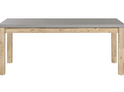 Sale Beliani Poytaryhma 6-Istuttava - Poyta Ja 2 Penkkia Harmaa Ostuni