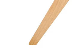 Cheap Beliani Poytasetti Lasitasolla Kumipuu Vaalea Puu 2 Kpl Valley