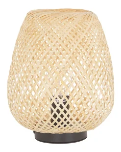 New Beliani Poytavalaisin Bambu Vaalea Puu Bomu