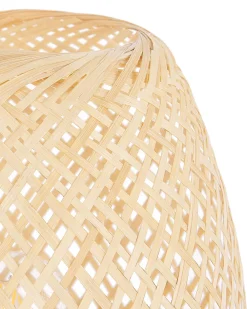 New Beliani Poytavalaisin Bambu Vaalea Puu Bomu