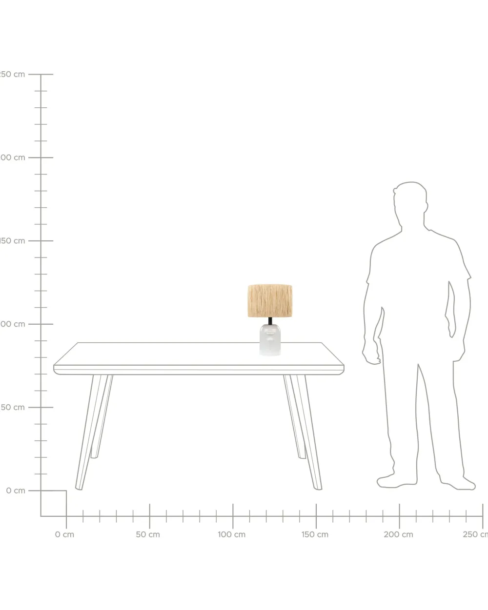 Valaisimet<Beliani Poytavalaisin Keraaminen Valkoinen Jubones