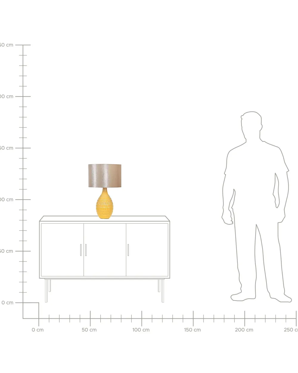 New Beliani Poytavalaisin Keraaminen Keltainen Haddas