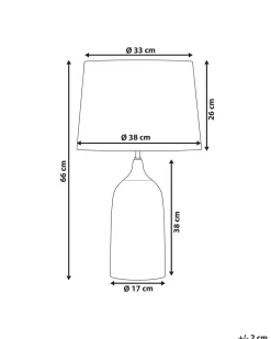 Fashion Beliani Poytavalaisin Keraaminen Harmaa Georgina