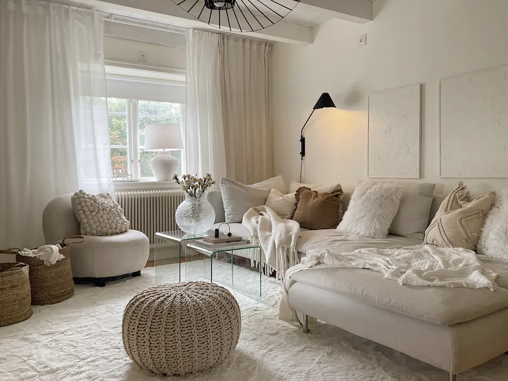 Valaisimet<Beliani Poytavalaisin Keraaminen Kermanvalkoinen Caine