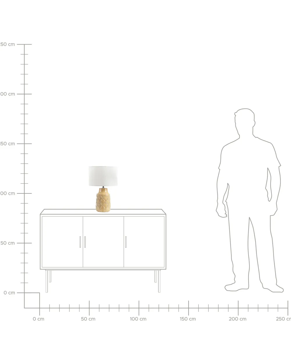 Valaisimet<Beliani Poytavalaisin Keraaminen Oranssi Balao