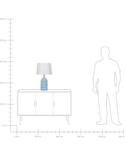 Valaisimet<Beliani Poytavalaisin Keraaminen Sininen Georgina