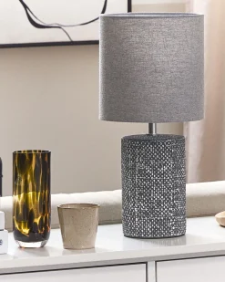 Valaisimet<Beliani Poytavalaisin Keraaminen Harmaa Ider