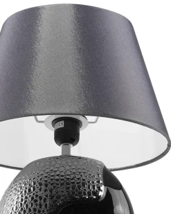 Valaisimet<Beliani Poytavalaisin Keraaminen Hopea/Musta Argun