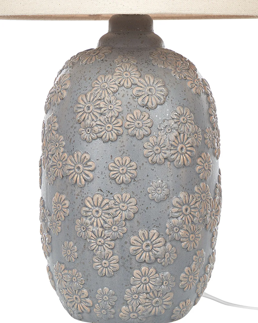 Outlet Beliani Poytavalaisin Keraaminen Harmaa/Beige Ferrey