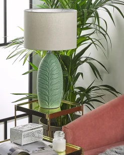 Valaisimet<Beliani Poytavalaisin Keraaminen Vihrea Ohio