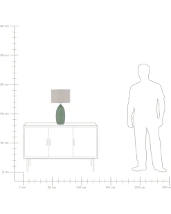 Valaisimet<Beliani Poytavalaisin Keraaminen Vihrea Ohio
