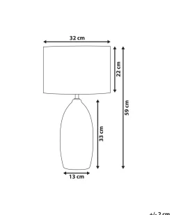Valaisimet<Beliani Poytavalaisin Keraaminen Vihrea Ohio