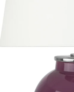 Valaisimet<Beliani Poytavalaisin Keraaminen Purppura Brenta