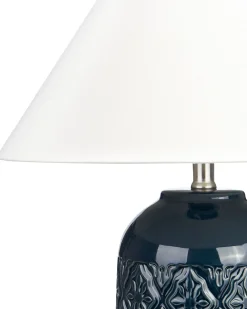 Valaisimet<Beliani Poytavalaisin Keraaminen Tummansininen Telire