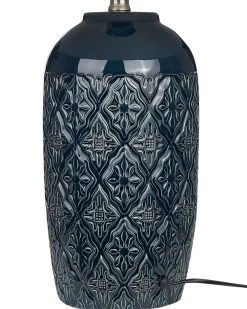 Valaisimet<Beliani Poytavalaisin Keraaminen Tummansininen Telire